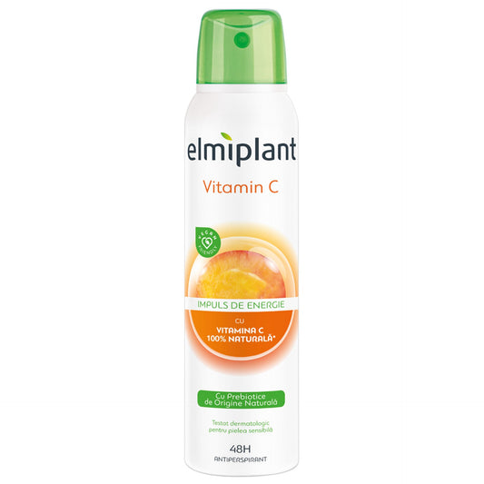 Deodorant Antiperspirant Spray, Elmiplant, Vitamin C, 150 ml - vivimall.ro