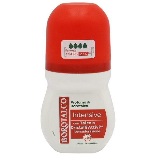 Dezodor, Borotalco, Roll-on 50 ml, 48 órás, Pure Intensive Microtalc