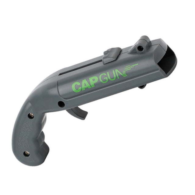 Deschizator de sticle, Vivimall, Model Pistol, Plastic, ABS, pentru Dopuri Metalice, 13 x 6 x 3.7 cm, Gri - vivimall.ro