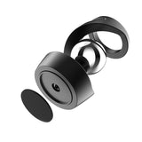 Jucărie fidget Flippy giroscop levitant negru, vedere de sus, metal de înaltă calitate