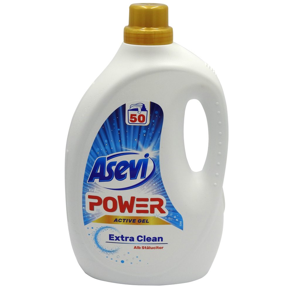 Folyékony mosószer, Asevi, 2.5 L Power Extra Clean 50 mosás