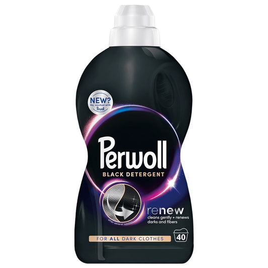 Perwoll folyékony mosószer, 2 L, Renew Black, 40 mosás