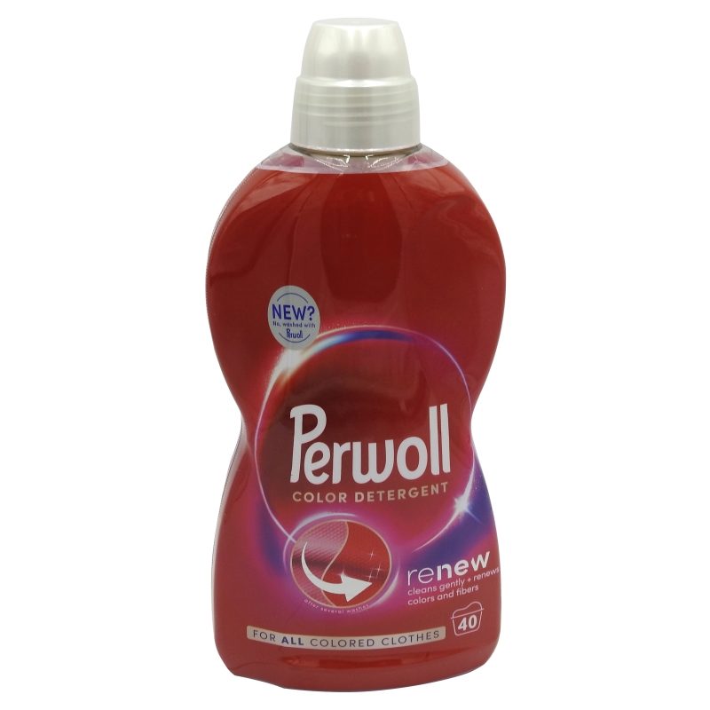Perwoll Folyékony mosószer, 2 L Renew Color 40 mosás
