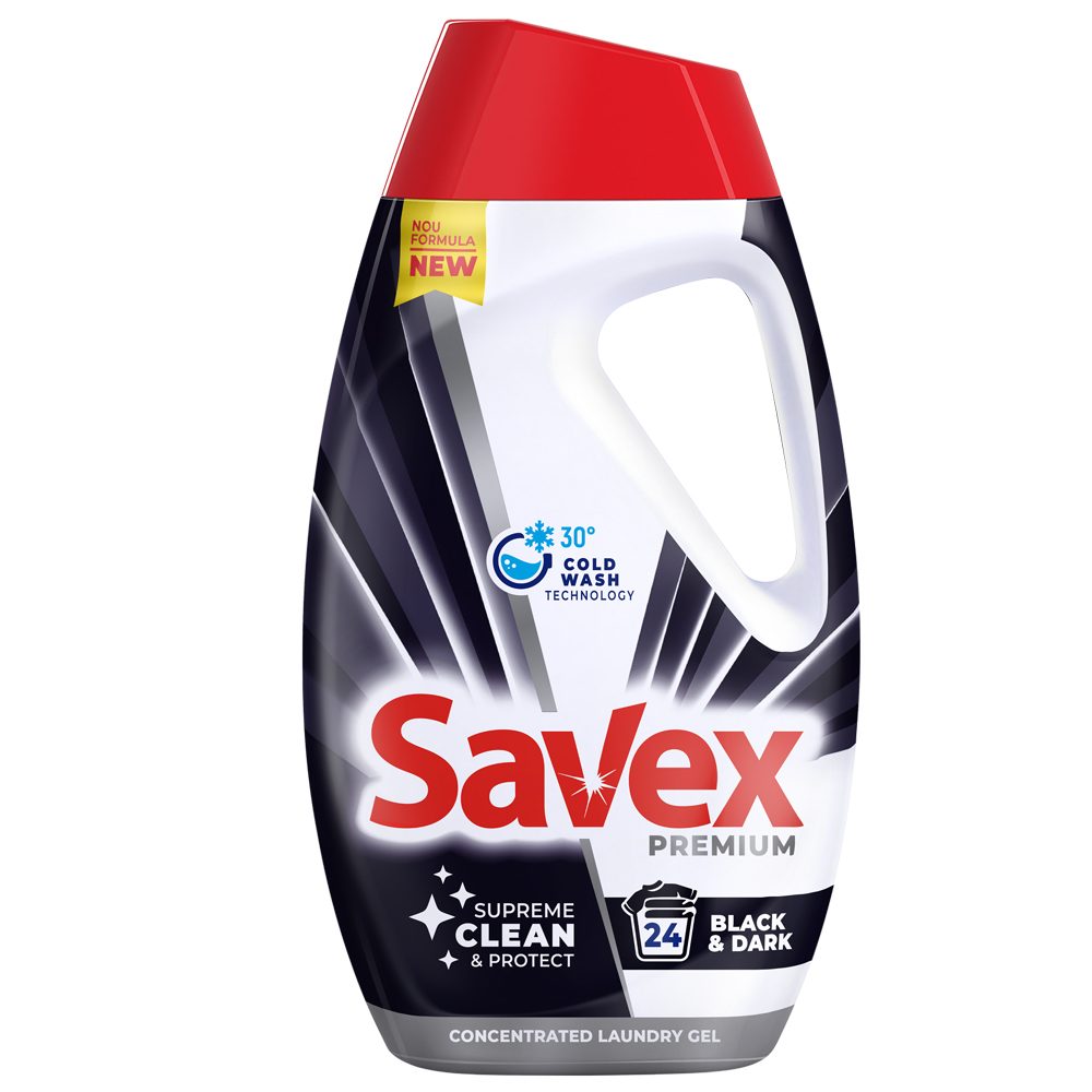 Folyékony mosószer, Savex, Prémium 1,08 L Black Dark 27 mosás