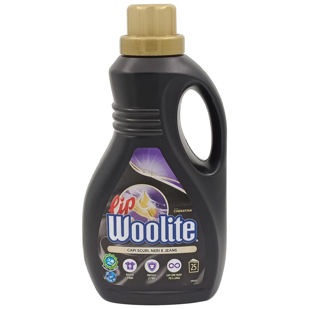 Folyékony mosószer, Woolite, 1.5 L Keratin Black 25 mosás