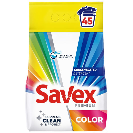 Detergent pentru Rufe Automat, Savex, 3.6 kg Color 45 spalari