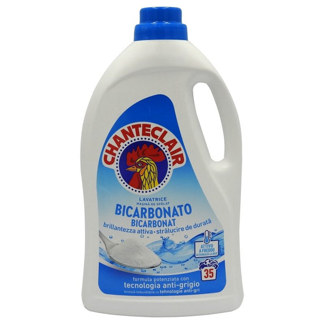 Detergent lichid rufe Chante Clair Bicarbonat, flacon 1,575 litri pentru 35 spălări, vedere frontală