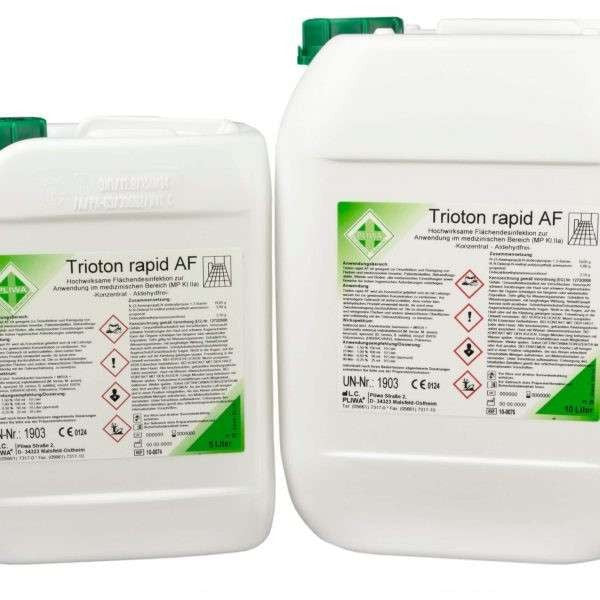 Trioton Rapid Afb felületfertőtlenítő és -tisztító szer, 5 liter