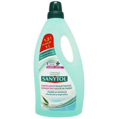 Fertőtlenítőszer, Sanytol, Univerzális Padló és Felülettisztító 1.2 L