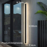Aplica LED Exterior Mack IP65 Metal Liniar | MackLED - vivimall.ro