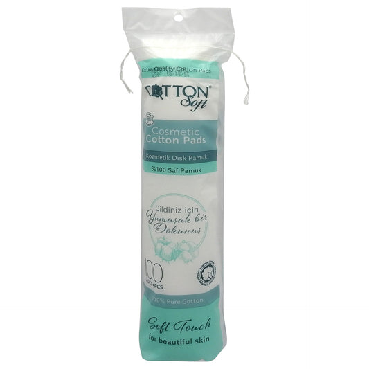 Dischete, Soft Touch, Demachiante 100 buc Cotton