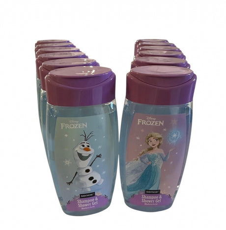 Sampon/Gel de dus Disney Frozen 12buc x 210ml - Curăță și îngrijeşte