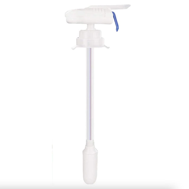 Dispenser Dozator Automat pentru Bauturi, Vivimall, Dozator Electric Automat pentru Bidon de Apa, cu Baterii AA, 34 x 11 cm, Alb/Albastru - vivimall.ro