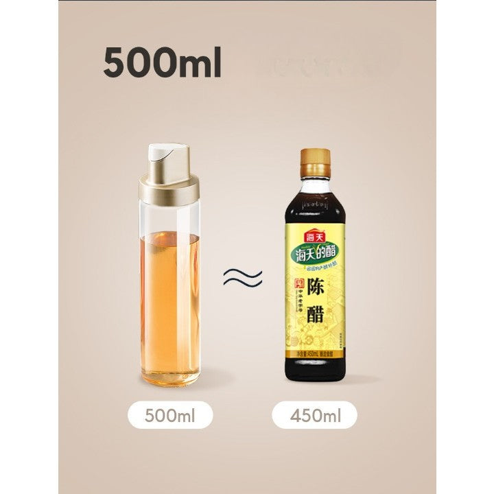 Dispenser Pentru Ulei, Deschidere Si Inchidere Automata A Rezervorul, Cu Inductie Gravitationala, 500 Ml, 26.1X6.2X6.2Cm, Gri - vivimall.ro
