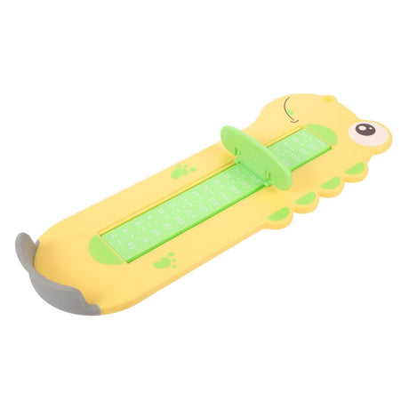 Dispozitiv de Masurat Talpa Piciorului pentru Bebelusi, Vivimall, 9-24, Model Dinozaur, Galben - vivimall.ro