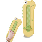 Dispozitiv de Masurat Talpa Piciorului pentru Bebelusi, Vivimall, 9-24, Model Dinozaur, Galben - vivimall.ro