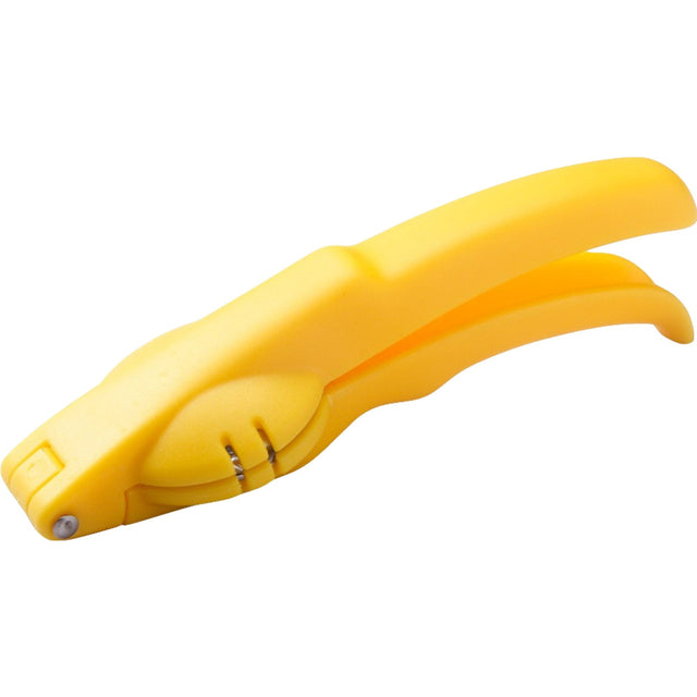 Dispozitiv de spart nuci si castane Vivimall, ABS si otel, 17.5 x 5.5 x 5 cm, usor de utilizat, galben - vivimall.ro