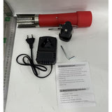 Dispozitiv Electric de Curatare Solzi Peste, Flippy, din Otel Inoxidabil, 28 x 5 cm, Rosu - vivimall.ro