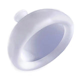 Dispozitiv Terapeutic Sputa, Vivimall, Cupa pentru Terapie Toracica, Dispozitiv de Eructare, pentru Adulti si Copii, 10 x 6.5 cm, din Silicon, Transparent - vivimall.ro