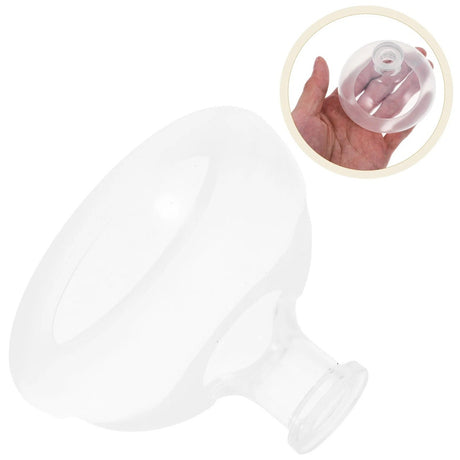 Dispozitiv Terapeutic Sputa, Vivimall, Cupa pentru Terapie Toracica, Dispozitiv de Eructare, pentru Sugari si Copii, 7.5 x 6 cm, din Silicon, Transparent - vivimall.ro