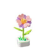Set de Constructie Floare in Ghiveci, Vivimall, 4 Ani, Ornament Creativ, 17x6.2 cm, Multicolor - vivimall.ro
