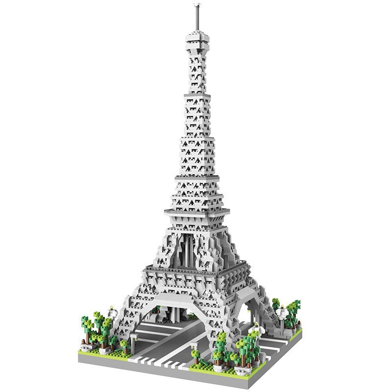 Eiffel-torony építőkészlet, 6 éves kortól, kreatív dísz, 649 darabos 