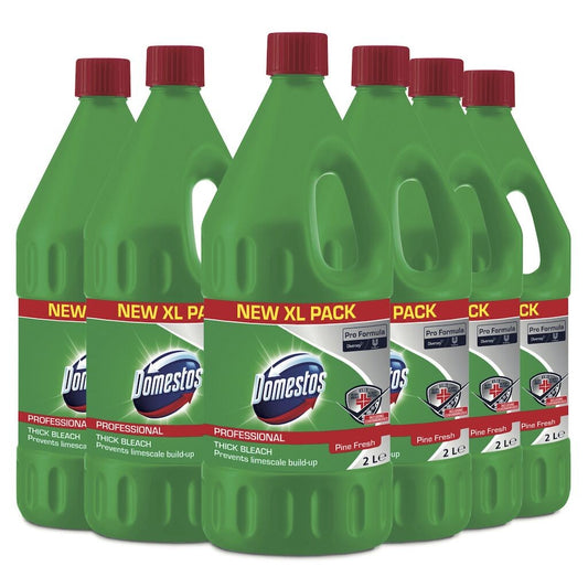 Pachet Domestos Professional Pine Fresh – Detergent Lichid Dezinfectant, 6×2 L - vivimall.ro