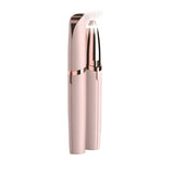 Epilator de Sprancene, Vivimall, Aparat de Tuns Facial sub Forma de Creion, Portabil, Alimentare cu Baterii, 13x1.5cm, Roz - vivimall.ro
