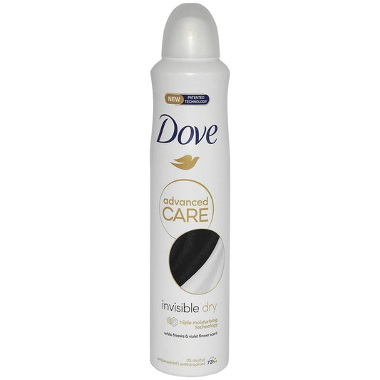 Antiperspirant Deo Spray, DOVE, Invisible Dry, 200 ml - vivimall.ro