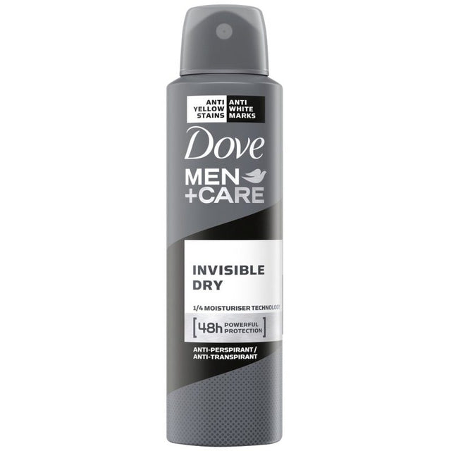 Antiperspirant Deo Spray, DOVE, Men Invisible Dry, 200 ml - vivimall.ro