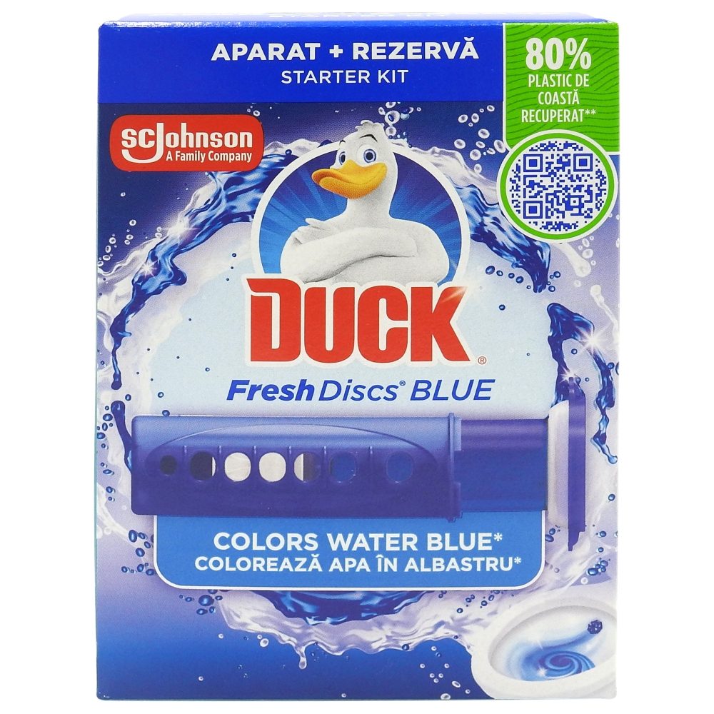 Duck Fresh Discs WC-frissítő adagoló 36 ml kék
