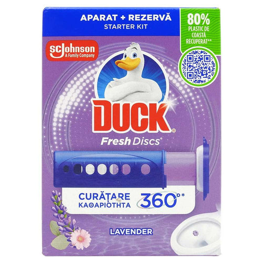 Duck Fresh Discs WC-frissítő adagoló 36 ml Levendula