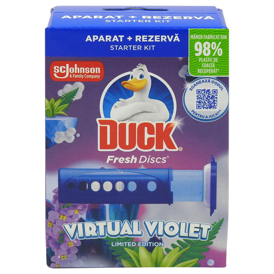 Duck Fresh Discs Aparat WC 36 ml Virtual Violet