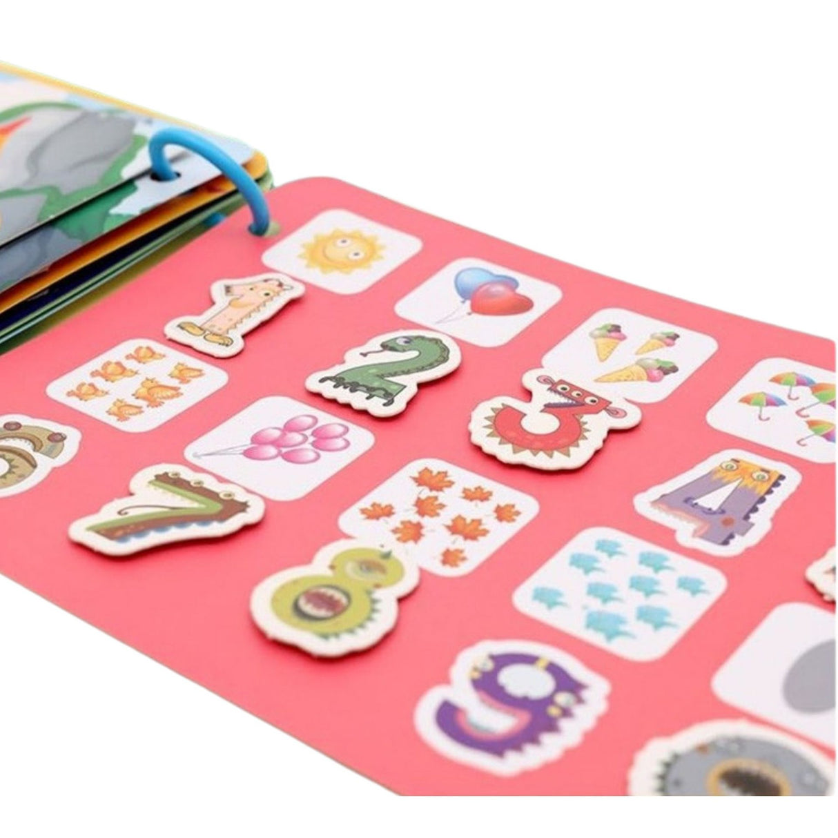 Carte Senzoriala Montessori, Flippy, Jucarie Eductiva Quiet Book, Seria ''Viata de Zi cu Zi'', Pagini Interactive, Stickers Reutilizabile, Dezvolta Motricitatea si Invatare Timpurie, 3ani+, Multicolora - vivimall.ro