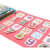 Carte Senzoriala Montessori, Flippy, Jucarie Eductiva Quiet Book, Seria ''Viata de Zi cu Zi'', Pagini Interactive, Stickers Reutilizabile, Dezvolta Motricitatea si Invatare Timpurie, 3ani+, Multicolora - vivimall.ro