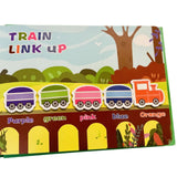 Toate paginile Quiet Book Flippy Vehicule și Mașini desfășurate, activități senzoriale colorate Montessori