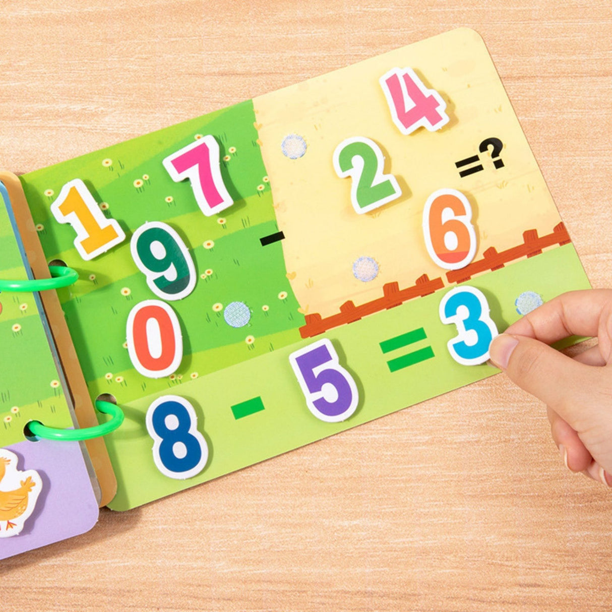 Carte Educativa cu Stickere Reutilizabile, Flippy, Busy Book Cognitiv, Pagini Interactive , Joc Montessori, Seria ''Invatare prin Joc'', Dezvolta Motricitatea Fina si Logica, Busy Book pentru Invatare Timpurie, 3 ani, Multicolor - vivimall.ro