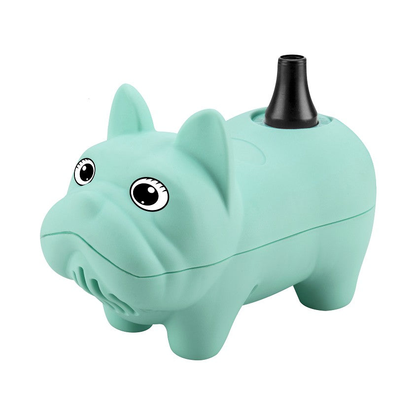 Pompa Electrica de Umflat Baloane, Vivimall, Model Catelus, cu o Iesire, 220V, Putere 300W, Accesorii petrecere, Verde - vivimall.ro