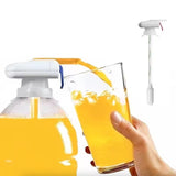 Dispenser Dozator Automat pentru Bauturi, Vivimall, Dozator Electric Automat pentru Bidon de Apa, cu Baterii AA, 34 x 11 cm, Alb/Albastru - vivimall.ro