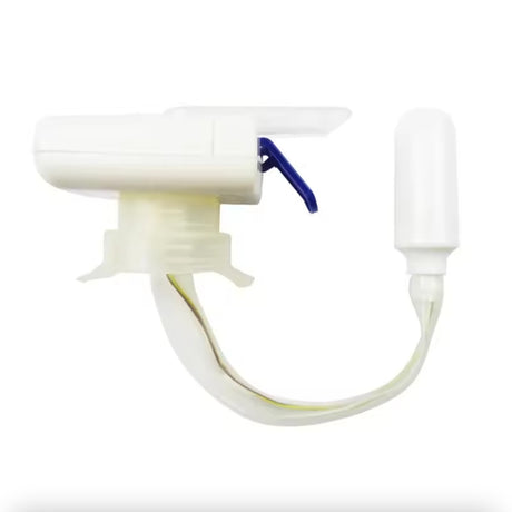 Dispenser Dozator Automat pentru Bauturi, Vivimall, Dozator Electric Automat pentru Bidon de Apa, cu Baterii AA, 34 x 11 cm, Alb/Albastru - vivimall.ro