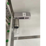 Rasnita Electrica Sare si Piper, Vivimall, cu Camera Depozitare Transparenta, Macinare, Functionare pe Baterii, cu Lumina, ABS, 20x6.5 cm, Argintiu/Transparent - vivimall.ro