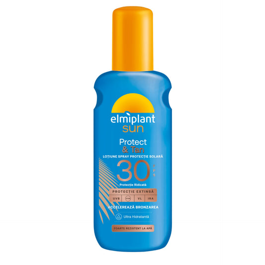 ELMI SUN MILK SPRAY TAN&PROT SPF30, 150ML - vivimall.ro