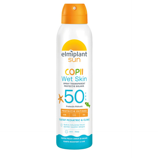 ELMI SUN MILK SPRAY WET SKIN SPF50, 150ML - vivimall.ro