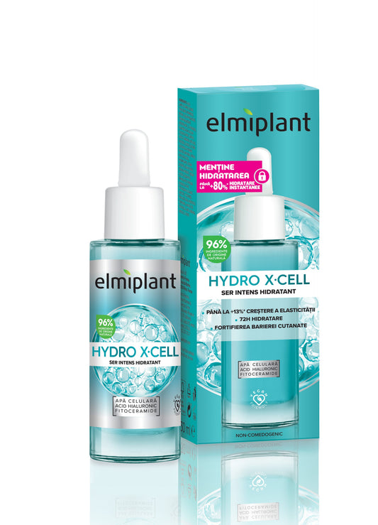 Ser Intens si Hidratant, Elmiplant, Hydro X-Cell, 30 ml - vivimall.ro