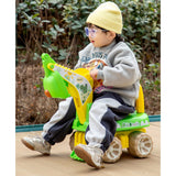 Excavator pentru Copii, Vivimall, 1-3 Ani, Greutate Portanta 30 kg, Muzica si Lumini, Rotatie 360 Grade, 45 x 31 x 35 cm, 4 Roti, Verde - vivimall.ro