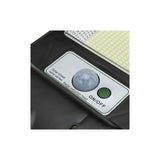 Lampa solara stradala Vivimall, cu telecomanda, senzor de miscare si lumina, suport prindere, 240 LED-uri, IP65, ABS, 12AH, 250W, temperatura culoare 6500K, 70x18.8x5 cm, autonomie 10-12 ore, negru - vivimall.ro