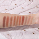 Sianoau szemhéjfesték paletta 10 pigmentált színnel