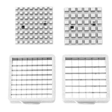 Feliator manual Vivimall, pentru cartofi pai si legume, din inox, cu 2 dimensiuni de feliere, 25.5 x 11.7 cm, argintiu - vivimall.ro