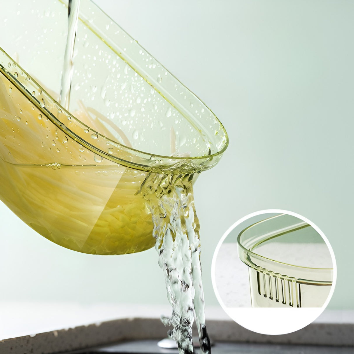 Feliator Multifunctional, Vivimall, 3 in 1, pentru Fructe si Legume, 6 Piese, Maner, Lame de Inox, Recipient Stocare, Protectie Mana, ABS, 35x12x9.4 cm, Verde - vivimall.ro