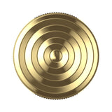 Fidget Spinner Titirez Anti Stress, Flippy, Tip Pandativ / Breloc, Ondulatii Mari, Otel Inoxidabil, 30x30x8 mm, Auriu - vivimall.ro